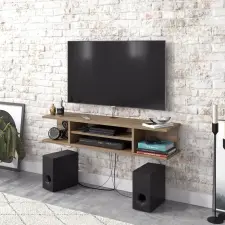  Hanah Home TV állvány diófa Pivot - dió bútor