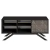  Hanah Home TV állvány Fekete Marble North - Fekete
