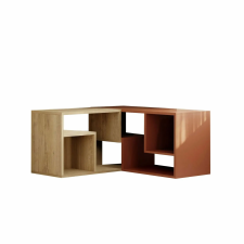  Hanah Home TV Stand Sapphire Oak Cinnamon Glis - Sapphire Oak, Cinnamon bútor