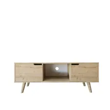  Hanah Home TV Stand Sapphire Oak Siena - Sapphire Oak bútor