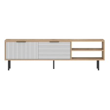  Hanah Home TV Stand Sapphire Oak White Venus - Sapphire Oak, White bútor