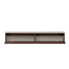  Hanah Home TV Stand Travertine Walnut Ligne 160 - Travertine, Milano Walnut bútor