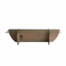  Hanah Home TV Stand Walnut Lily TV - Walnut bútor