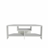  Hanah Home TV Stand White Maldiv - White