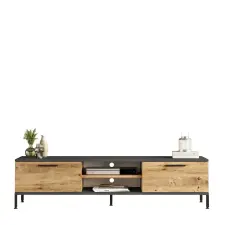  Hanah Home TV Unit Atlantic Pine Anthracite Rl1-Aa bútor