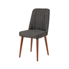 Hanah Home Vina étkezőszék Anthracite és Walnut, antracit bútor