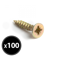 Handy Forgácslap csavar - sárga - 4 x 30 mm - 60 db / csomag (04802C) barkácsolás, csiszolás, rögzítés