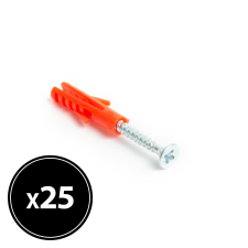 Handy Tipli + csavar - 6 x 30 mm - 25 db / csomag barkácsolás, csiszolás, rögzítés