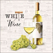 Hangulatos boros szalvéta - White Whine papírárú, csomagoló és tárolóeszköz