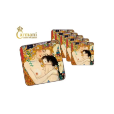 Hanipol Carmani H.C.532-1206 Parafa poháralátét 10x10cm, Klimt: Anya gyermekével , 1db konyhai eszköz