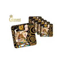 Hanipol Carmani H.C.532-1212 Parafa poháralátét 10x10cm,  Klimt: Várakozás, 1db konyhai eszköz