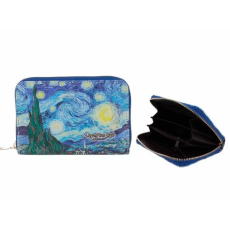 Hanipol Carmani Műbőr pénztárca 14,5x9,5x2,7cm,Van Gogh:Csillagos éj