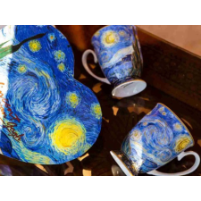 Hanipol Carmani Porcelán lábasbögre szett 2db-os,280ml,Van Gogh:Csillagos éj bögrék, csészék