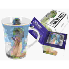 Hanipol Porcelán bögre 350ml, Monet: Nő esernyővel bögrék, csészék