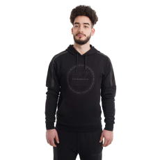  Hanorac Emporio Armani EA7 vonatlogó Series M kapucnis pulóver Rn Milano 3DPM65PJTKZ01200 A Negru L