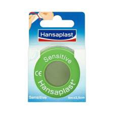 Hansaplast Ragtapasz HANSAPLAST tekercses sensitive 5 m x 2,5 cm gyógyászati segédeszköz