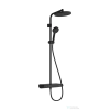 Hansgrohe ACTIVERA S Showerpipe 240 1jet EcoSmart+ termosztátos zuhanyrendszer, matt fekete 28639670
