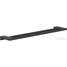 Hansgrohe ADDSTORIS 648 mm-es dupla törölközőtartó, matt fekete 41743670 fürdőszoba kiegészítő
