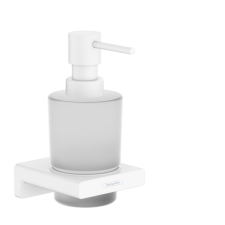Hansgrohe AddStoris Folyékonyszappan- adagoló matt fehér 41745700 fürdőszoba kiegészítő