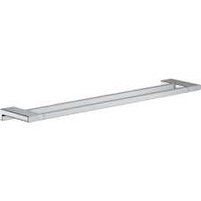 Hansgrohe AddStoris Fürdőlepedő tartó dupla sínnel króm 41743000 fürdőszoba kiegészítő