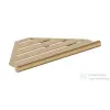 Hansgrohe ADDSTORIS S fali sarokpolc, szálcsiszolt bronz 41761140