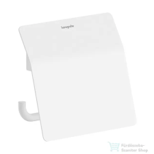 Hansgrohe ADDSTORIS S fedeles WC papír tartó, matt fehér 41783700 fürdőszoba kiegészítő