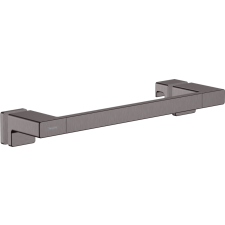 Hansgrohe AddStoris Zuhanyajtó fogantyú szálcsiszolt fekete/króm 41759340 fürdőszoba kiegészítő