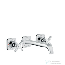Hansgrohe AX Citterio E Falsík alatti, fali, 3-lyukú mosdócsaptelep rozettával 36107000 csaptelep