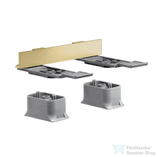 Hansgrohe AXOR adapter tartozékok sínre szereléséhez,polírozott arany hatású 42870990 fürdőszoba kiegészítő