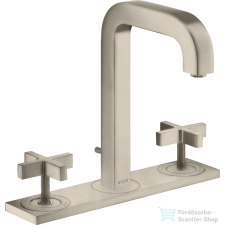 Hansgrohe AXOR CITTERIO 3 üléses mosdó csaptelep automata leeresztővel,szálcsiszolt nikkel 39134820 csaptelep