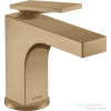 Hansgrohe AXOR CITTERIO 90 mosdó csaptelep automata leeresztővel,rombuszmetszéses fogantyúval,szálcsiszolt bronz 39001140