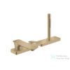 Hansgrohe AXOR CITTERIO C 3 üléses kádtöltő csaptelep zuhanyszettel,alaptest nélkül,szálcsiszolt bronz 49430140