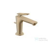 Hansgrohe AXOR CITTERIO C 90 hidegindításos mosdó csaptelep négyszög metszéses fogantyúval, automata leeresztővel, szálcsiszolt bronz 49011140