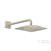 Hansgrohe AXOR CITTERIO C Ecosmart 27x27 cm-es fejzuhany zuhanykarral,szálcsiszolt nikkel 28791820