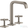 Hansgrohe AXOR CITTERIO E 3 üléses mosdó csaptelep automata leeresztővel,rozsdamentes acél hatású 36108800