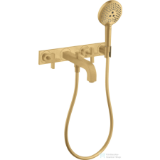 Hansgrohe AXOR Citterio falsík alatti kádtöltő csaptelep zuhanyszettel,szálcsiszolt arany hatású 39441250 csaptelep