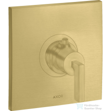 Hansgrohe AXOR Citterio Highlow falsík alatti termosztátos csaptelep,szálcsiszolt sárgaréz hatású 39711950 csaptelep