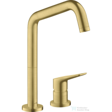 Hansgrohe AXOR Citterio M 2 üléses mosogató csaptelep DN15, szálcsiszolt sárgaréz 34820950 csaptelep
