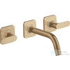 Hansgrohe AXOR Citterio M falsík alatti mosdó csaptelep 16,6 cm-es kifolyóval,szálcsiszolt bronz 34313140