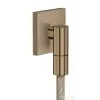 Hansgrohe AXOR FINE square gégecső csatlakozó, szálcsiszolt bronz 36738140