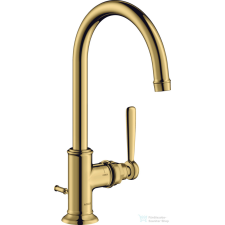 Hansgrohe AXOR MONTREUX 210 mosdó csaptelep automata leeresztővel,polírozott arany hatású 16517990 csaptelep