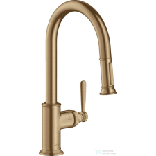 Hansgrohe Axor Montreux 2 funkciós mosogató csaptelep, szálcsiszolt bronz 16581140 csaptelep