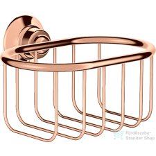 Hansgrohe AXOR MONTREUX fali szappantartótartó kosár,polírozott vörös arany hatású 42065300 fürdőszoba kiegészítő