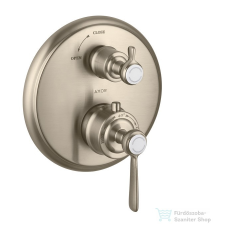 Hansgrohe Axor Montreux falsík alatti termosztát szálcsiszolt nikkel 16801820 csaptelep