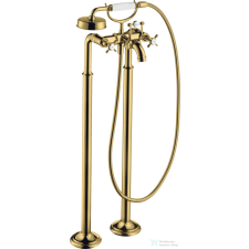Hansgrohe AXOR MONTREUX szabadon álló kádtöltő csaptelep zuhanyszettel,polírozott arany hatású 16547990 csaptelep