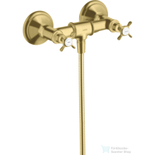 Hansgrohe AXOR MONTREUX zuhany csaptelep zuhanyszett nélkül,szálcsiszolt sárgaréz hatású 16560950 csaptelep