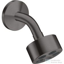 Hansgrohe AXOR ONE Ecosmart fejzuhany zuhanykarral,1 jet,szálcsiszolt fekete króm 48490340 csaptelep