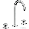 Hansgrohe AXOR ONE Select 170 3 üléses mosdó csaptelep, klik-klak leeresztővel, króm 48070000