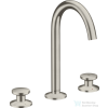 Hansgrohe AXOR ONE Select 170 3 üléses mosdó csaptelep, klik-klak leeresztővel,rozsdamentes acél hatású 48070800
