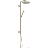 Hansgrohe AXOR ONE Showerpipe 280 1 jet zuhanyszett esőzetővel, és gégecső csatlakozóval,szálcsiszolt nikkel 48790820
